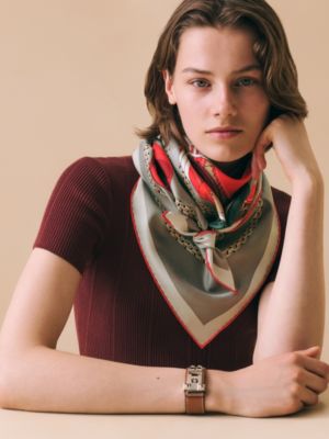 レッド - エルメスのカレ | レディス シルクカレ | Hermès - エルメス